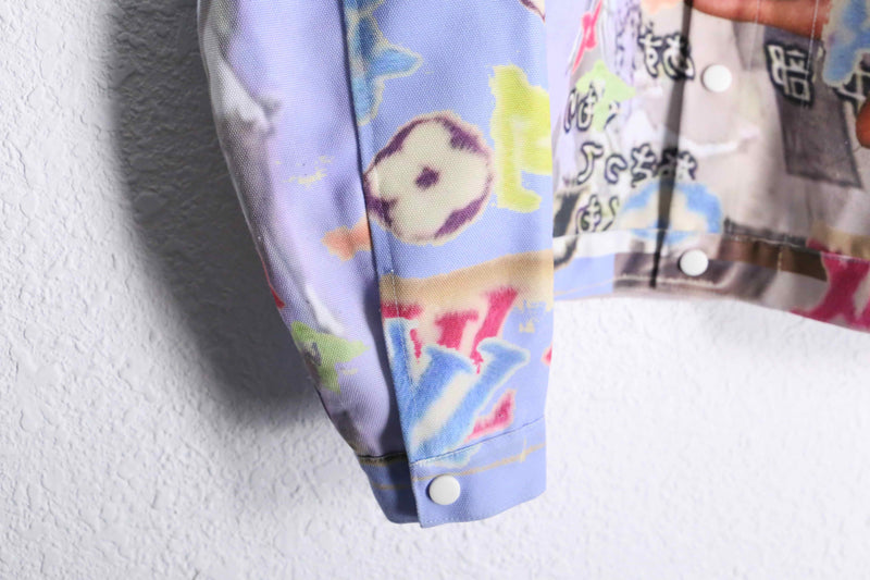 pastel mulch pattern tracker jacket