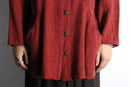 bordeaux ethnic costume silk shirt jacket