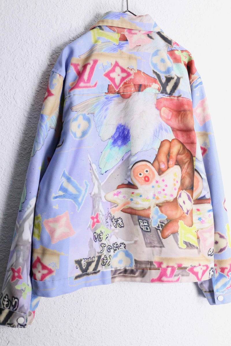 pastel mulch pattern tracker jacket