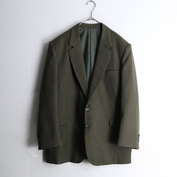 "YSL" grayish kahki tailored jacket