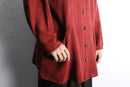 bordeaux ethnic costume silk shirt jacket