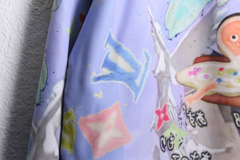 pastel mulch pattern tracker jacket