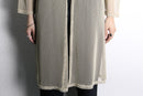 sheer mesh long cardigan