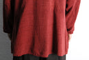 bordeaux ethnic costume silk shirt jacket