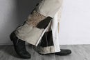 ''Re:make''lace docking patchwork design pants