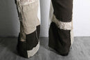 ''Re:make''lace docking patchwork design pants