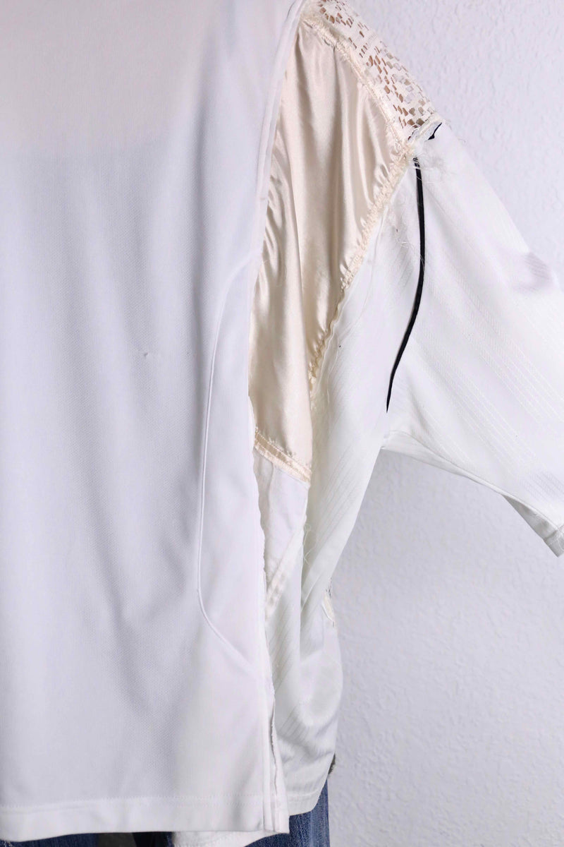 "Re:make" lace layered custom Tee