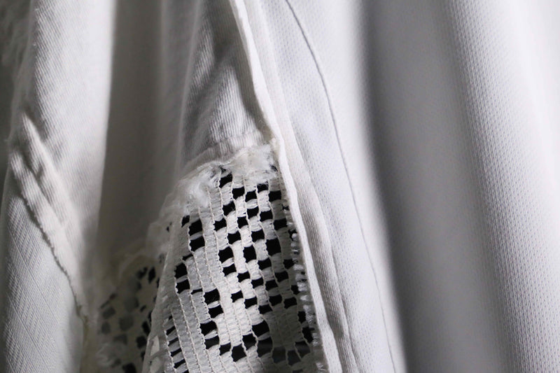 "Re:make" lace layered custom Tee