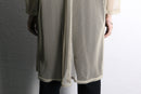 sheer mesh long cardigan