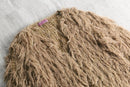 2000s fringe knit cardigan