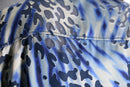 blue leopard sheer L/S shirt