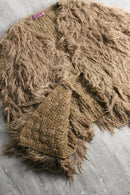 2000s fringe knit cardigan