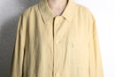 ramie oversized beige shirt jacket