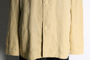 ramie oversized beige shirt jacket