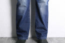 “ARMANI JEANS”fade indigo straight denim pants