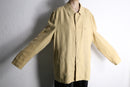 ramie oversized beige shirt jacket