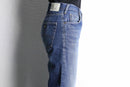 “ARMANI JEANS”fade indigo straight denim pants
