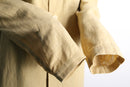 ramie oversized beige shirt jacket