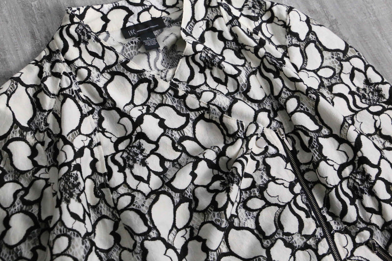 I.N.C double riders lace jacket