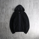 2000s A/X black hoodie knit jacket