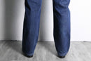 “ARMANI JEANS”fade indigo straight denim pants