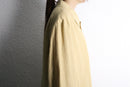 ramie oversized beige shirt jacket