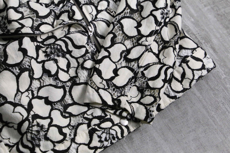 I.N.C double riders lace jacket