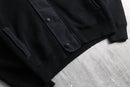 2000s A/X black hoodie knit jacket