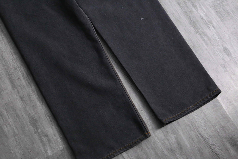 2000s ROCA WEAR paint stains faded baggy denim pants