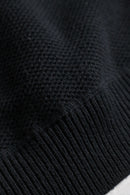 2000s A/X black hoodie knit jacket