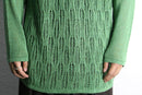 green mesh loose knit