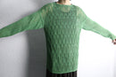 green mesh loose knit