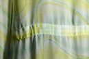 yellow green sheer military hooded shirt