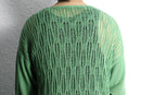 green mesh loose knit
