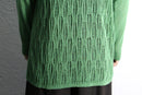 green mesh loose knit