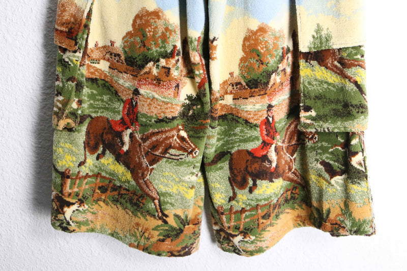 ''Re:make'' patchwork rug cargo pants