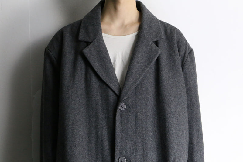 "KING SIZE" 3XL grey color chester coat