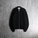 2000s CLOSED black quilting knit blouson