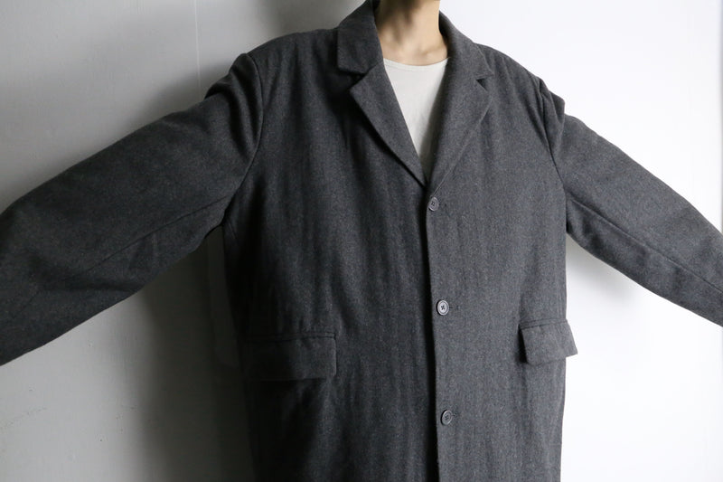 "KING SIZE" 3XL grey color chester coat