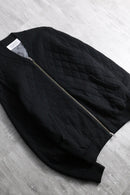 2000s CLOSED black quilting knit blouson