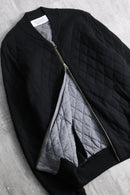 2000s CLOSED black quilting knit blouson