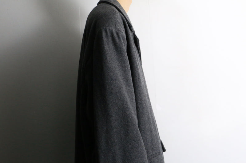 "KING SIZE" 3XL grey color chester coat