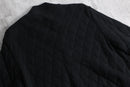 2000s CLOSED black quilting knit blouson