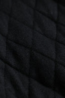 2000s CLOSED black quilting knit blouson