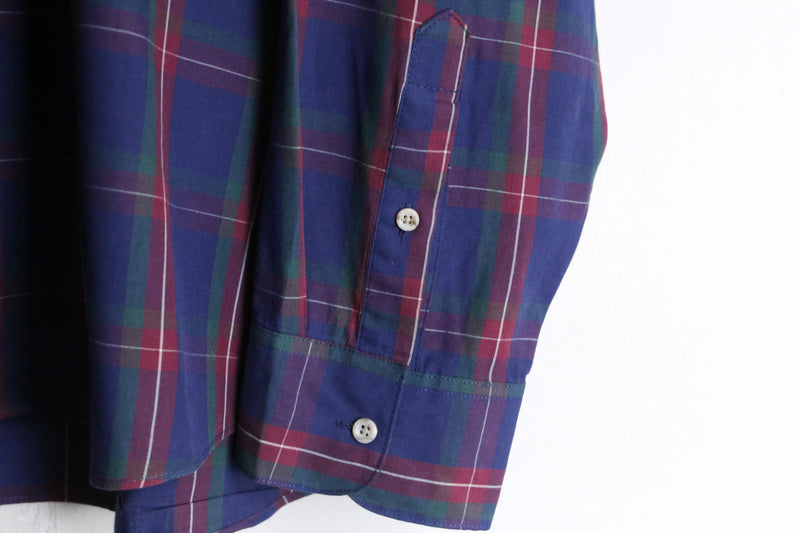 “Christian Dior” check cotton L/S  shirt