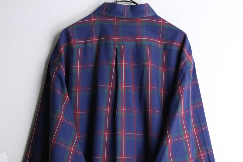 “Christian Dior” check cotton L/S  shirt