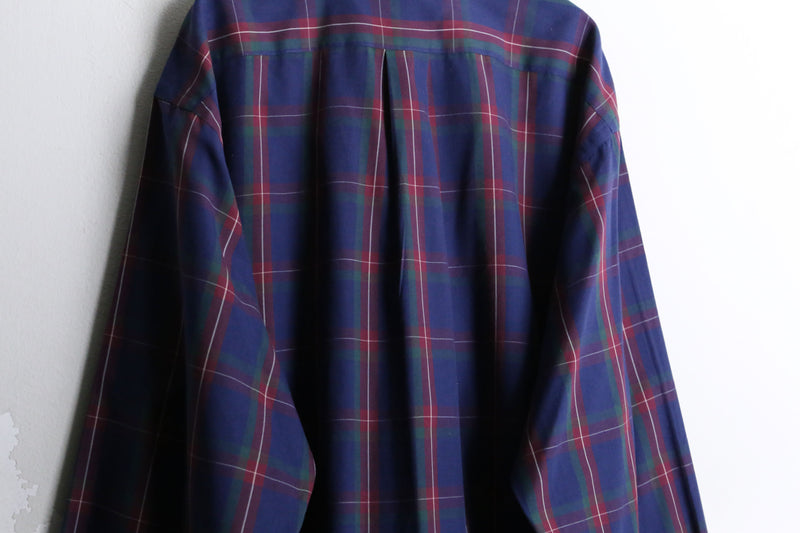 “Christian Dior” check cotton L/S  shirt