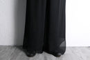 Sheer layered wide easy pants