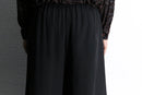 Sheer layered wide easy pants