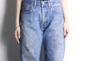 "Re:make" rug docking flare denim pants